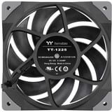 Thermaltake TOUGHFAN 12 Carcasa del ordenador Ventilador 12 cm Negro 2 pieza(s) negro, Ventilador, 12 cm, 500 RPM, 2000 RPM, 22,3 dB, 58,35 cfm