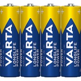 Varta -4906/TR Pilas domésticas, Batería Batería de un solo uso, AA, Alcalino, 1,5 V, 4 pieza(s), 50,5 mm