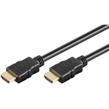 goobay 38521 adaptador de cable de vídeo 10 m HDMI tipo A (Estándar) Negro negro, 10 m, HDMI tipo A (Estándar), HDMI tipo A (Estándar), Macho, Macho, Derecho