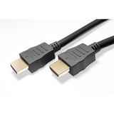 goobay 38521 adaptador de cable de vídeo 10 m HDMI tipo A (Estándar) Negro negro, 10 m, HDMI tipo A (Estándar), HDMI tipo A (Estándar), Macho, Macho, Derecho