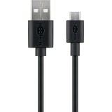 goobay 46800 cable USB 1 m USB 2.0 USB A USB B Negro negro, 1 m, USB A, USB B, USB 2.0, 480 Mbit/s, Negro