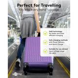 goobay Cargador rápido dual USB-C PD GaN 30 W, wh blanco