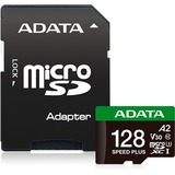 ADATA Speed Plus 128 GB MicroSDXC Clase 10, Tarjeta de memoria 128 GB, MicroSDXC, Clase 10, 180 MB/s, 160 MB/s, Class 3 (U3)