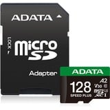 ADATA Speed Plus 128 GB MicroSDXC Clase 10, Tarjeta de memoria 128 GB, MicroSDXC, Clase 10, 180 MB/s, 160 MB/s, Class 3 (U3)