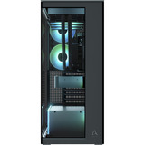 ARCTIC Xtender Black (Mirror Glass) Midi Tower Negro, Cajas de torre negro, Midi Tower, PC, Negro, EATX, Metal, Vidrio templado, Juego