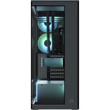 ARCTIC Xtender (Mirror Black) Midi Tower Negro, Cajas de torre negro, Midi Tower, PC, Negro, EATX, Metal, Vidrio templado, Juego