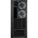 ARCTIC Xtender (Mirror Black) Midi Tower Negro, Cajas de torre negro, Midi Tower, PC, Negro, EATX, Metal, Vidrio templado, Juego