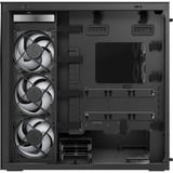 ARCTIC Xtender (Mirror Black) Midi Tower Negro, Cajas de torre negro, Midi Tower, PC, Negro, EATX, Metal, Vidrio templado, Juego