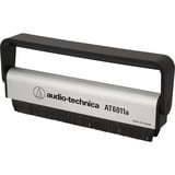 Audio-Technica Cepillo antiestático para discos de vinilo AT6011a, Cepillo de limpieza negro/Plateado