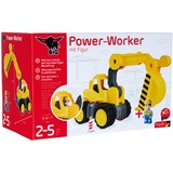 BIG Power-Worker Digger + Figurine, Vehículo de juguete amarillo/Gris, Digger, 2 año(s), Amarillo