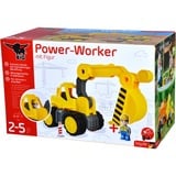 BIG Power-Worker Digger + Figurine, Vehículo de juguete amarillo/Gris, Digger, 2 año(s), Amarillo