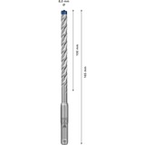Bosch Expert Broca para martillo SDS plus-7X, Taladro Martillo perforador, Hammer drill bit, 8 mm, 165 mm, Concreto, Piedra, 10 cm