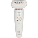 Braun Silk-épil 9 9-006 Flex 40 pinzas Blanco, Depiladora blanco/Dorado, Blanco, 40 pinzas, MicroGrip, Depilación, Afeitado, SensoSmart, 0,5 mm