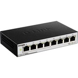 D-Link DGS-1100-08V2 switch Gestionado L2 Gigabit Ethernet (10/100/1000) Negro, Interruptor/Conmutador Gestionado, L2, Gigabit Ethernet (10/100/1000)
