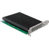 DeLOCK Tarjeta PCIe 5.0 x16 > 4x M.2 NVMe internos + disipador de calor, Tarjeta de interfaz 