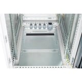 Digitus Armarios Rack, Armario IT gris claro, Rack o bastidor independiente, 24U, 1500 kg, Bloqueo del teclado, Gestión de cables, Gris