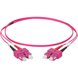 Digitus Cable de parche LWL, dúplex, conector SC > SC, multimodo OM4 violeta