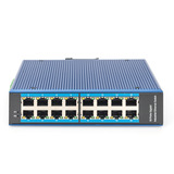 Digitus Red Ethernet Gigabit de 16 puertos, Interruptor/Conmutador azul