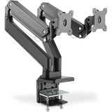 Digitus Soporte universal doble para monitor, Soporte de monitor negro