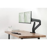 Digitus Soporte universal doble para monitor, Soporte de monitor negro
