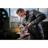 EINHELL Amoladora angular profesional inalámbrica AXXIO 18/150, 18 Voltios rojo/Negro