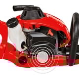 EINHELL GE-PH 2555 A Cuchilla doble 850 W 5,45 kg, Cortasetos rojo/Negro, Gasolina, 850 W, 5,45 kg, 240 mm, 1120 mm, 220 mm