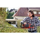 EINHELL GE-PH 2555 A Cuchilla doble 850 W 5,45 kg, Cortasetos rojo/Negro, Gasolina, 850 W, 5,45 kg, 240 mm, 1120 mm, 220 mm
