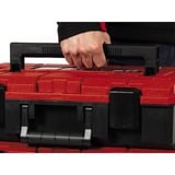 EINHELL Maletín de sistema E-Case S-F incl. espuma de rejilla, Caja de herramientas negro/Rojo
