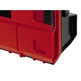 EINHELL Maletín de sistema E-Case S-F incl. espuma de rejilla, Caja de herramientas negro/Rojo