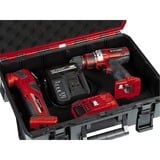 EINHELL Maletín de sistema E-Case S-F incl. espuma de rejilla, Caja de herramientas negro/Rojo