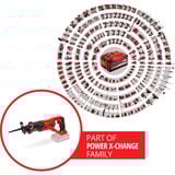 EINHELL TE-AP 18 Li sierra de sable a batería rojo/Negro, No incluye cargador ni batería, 18V, Negro, Rojo, 1,62 kg