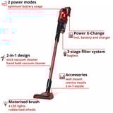 EINHELL TE-SV 18 Li (1x 4,0), Aspirador vertical rojo/Negro