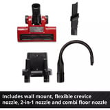 EINHELL TE-SV 18 Li (1x 4,0), Aspirador vertical rojo/Negro