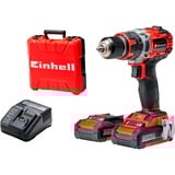 EINHELL Taladro atornillador percutor profesional a batería TP-CD 18/50 Li-i BL, 18Volt, Martillo atornillador rojo/Negro