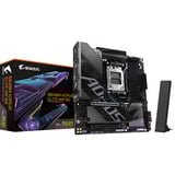 GIGABYTE B840M A ELITE WIFI6E, Placa base negro/Plateado