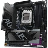GIGABYTE B840M A ELITE WIFI6E, Placa base negro/Plateado