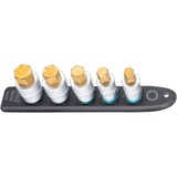 Hazet SmartRail 1/2" juego de llaves de vaso hexagonales internas, 5 piezas, Llave de tubo negro