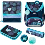 Herlitz 50037681, Cartera de escuela azul/Lila