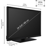 JVC LT-24VH5455, Televisor LED negro