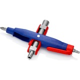 KNIPEX 00 11 07, Llave de tubo azul/Rojo