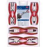 KNIPEX Sicherungsringzangen-Set 00 20 04 V01, Set de pinzas rojo/Negro