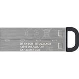 Kingston DataTraveler Kyson unidad flash USB 128 GB USB tipo A 3.2 Gen 1 (3.1 Gen 1) Plata, Lápiz USB plateado, 128 GB, USB tipo A, 3.2 Gen 1 (3.1 Gen 1), 200 MB/s, Sin tapa, Plata