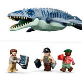 LEGO Jurassic World Ataque del Mosasaurio al barco, Juegos de construcción Juego de construcción, 7 año(s), Plástico, 703 pieza(s), 1,07 kg