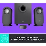 Logitech 980-001348 conjunto de altavoces 40 W Universal Grafito 2.1 canales 10 W Bluetooth, Altavoces de PC negro, 2.1 canales, 40 W, Universal, Grafito, 80 W, Inalámbrico