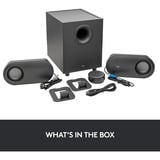 Logitech 980-001348 conjunto de altavoces 40 W Universal Grafito 2.1 canales 10 W Bluetooth, Altavoces de PC negro, 2.1 canales, 40 W, Universal, Grafito, 80 W, Inalámbrico