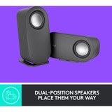 Logitech Z407 conjunto de altavoces 40 W Universal Grafito 2.1 canales 10 W Bluetooth, Altavoces de PC negro, 2.1 canales, 40 W, Universal, Grafito, 80 W, Inalámbrico