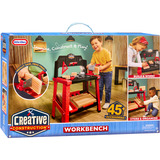 MGA Entertainment Little Tikes Creative Construction - Banco de trabajo, Herramientas para niños 