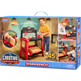 MGA Entertainment Little Tikes Creative Construction - Banco de trabajo, Herramientas para niños 