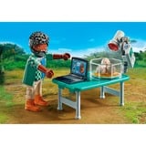 PLAYMOBIL Dinos Campamento de investigación con dinos, Juegos de construcción 