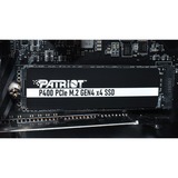 Patriot P400 M.2 1000 GB PCI Express 4.0 NVMe, Unidad de estado sólido negro/blanco, 1000 GB, M.2